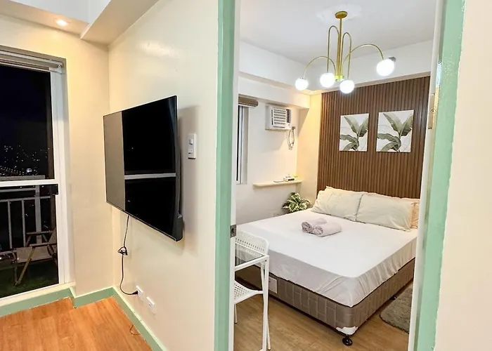 Queen Bed With 1 Bedroom Near Ayala Mall Cloverleaf Balintawak Apartamento Manila